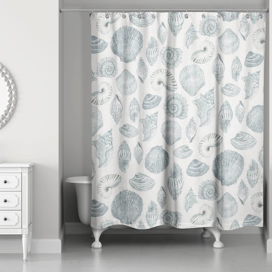 Multi Shell Shower Curtain